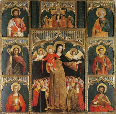 Altarpiece of the Virgin of the Rosary, c.1500 by Ludovico Brea